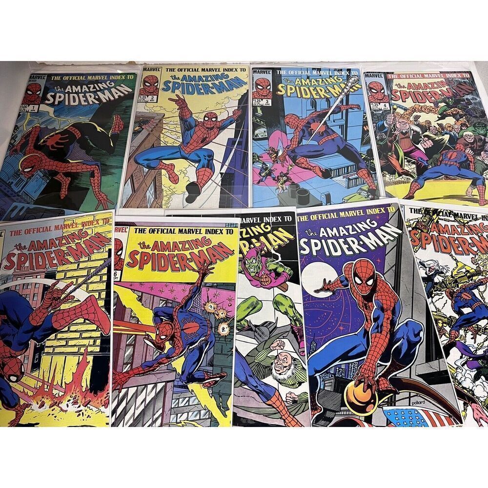Official Marvel Index To The Amazing Spider-Man (1985) #1-9 (VF/NM) Complete Set